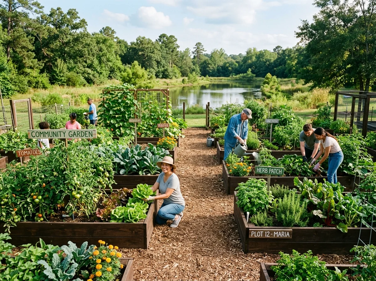 COREI™ Community Garden Plots — sustainable agriculture and local food initiative in East Texas