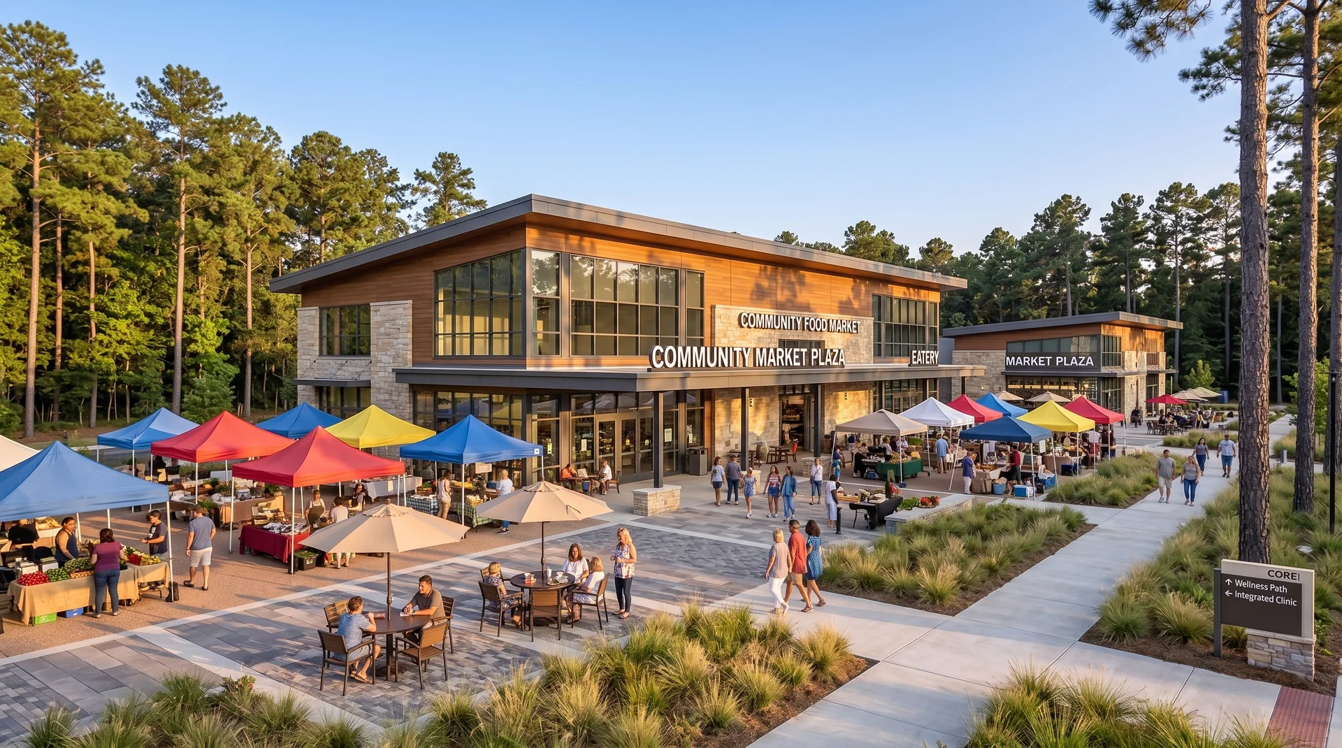 COREI Community Plaza Gathering Space