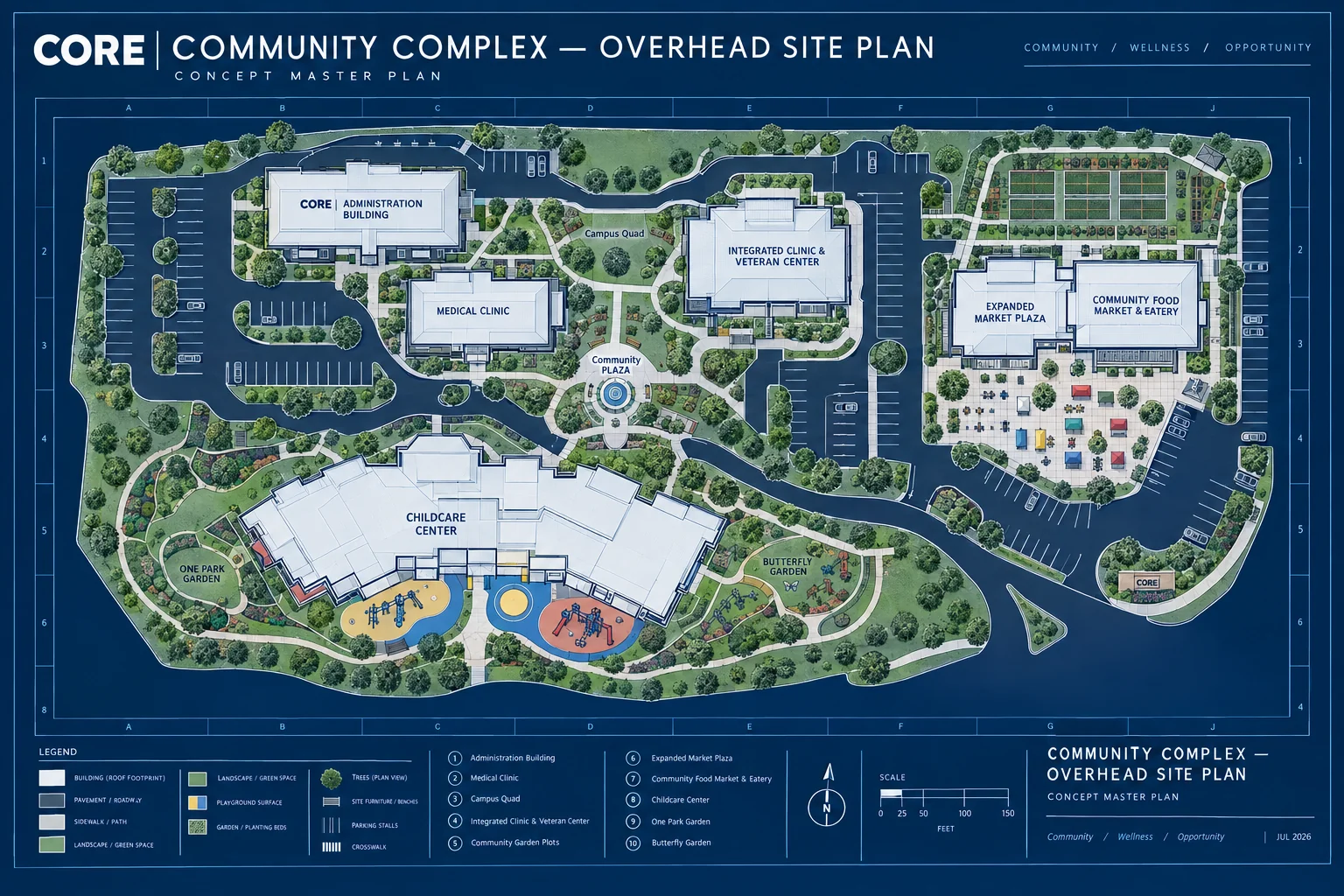 Comunity Complex - Blueprint
